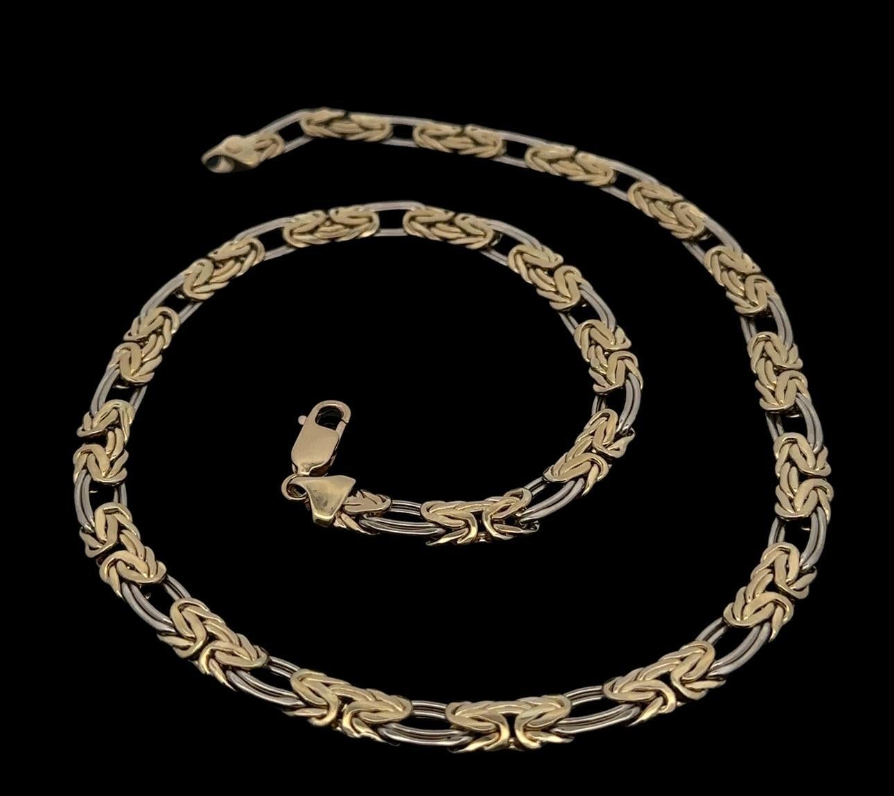 Israel 14k Yellow & White Gold 17