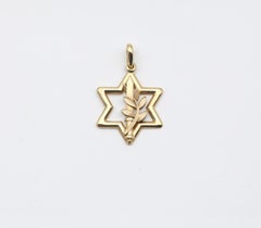 Israel Defence Forces IDF Pendant Yellow Gold, 2024
