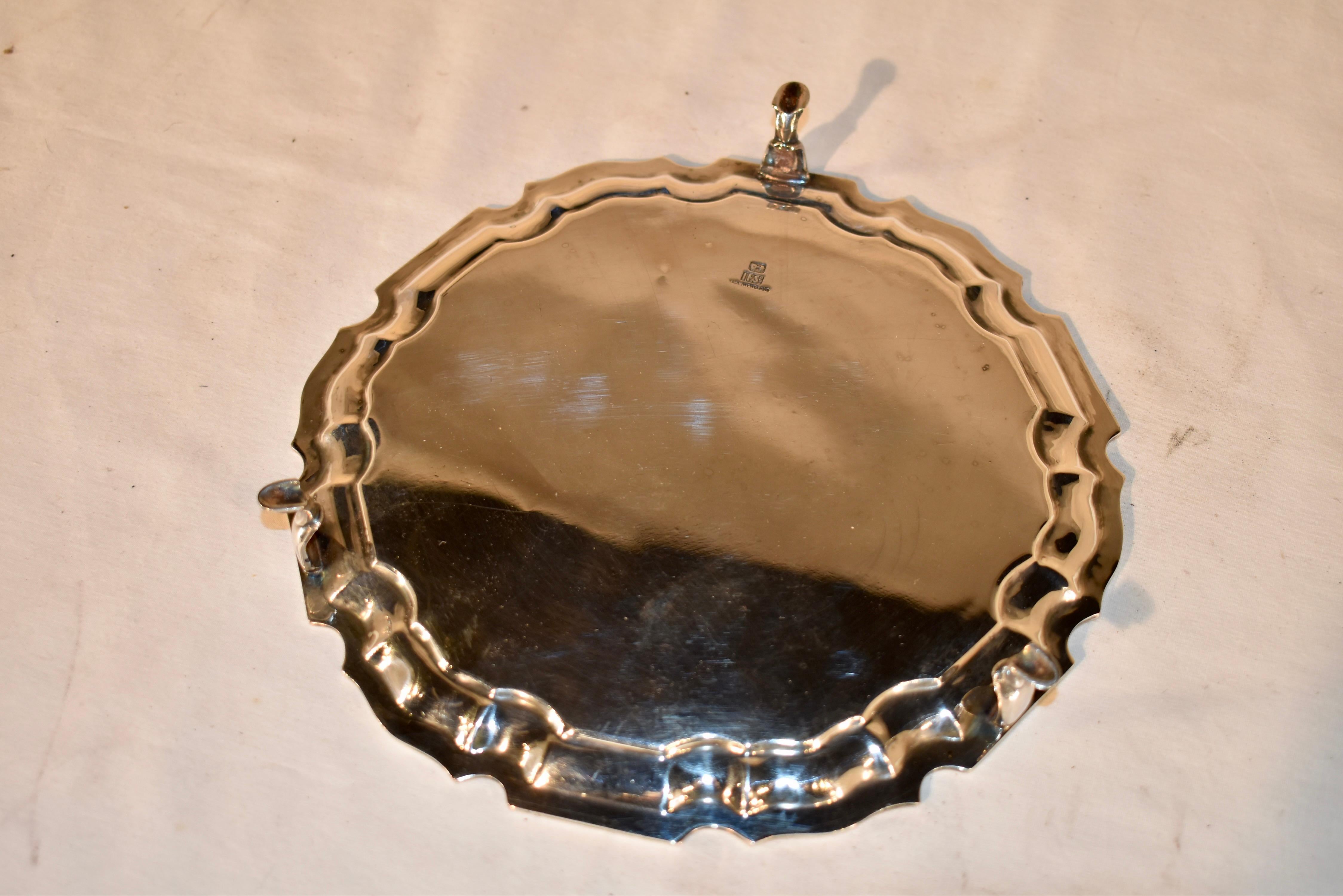 Israel Freeman & Sons Silver Plated Salver, C.1928 For Sale 1