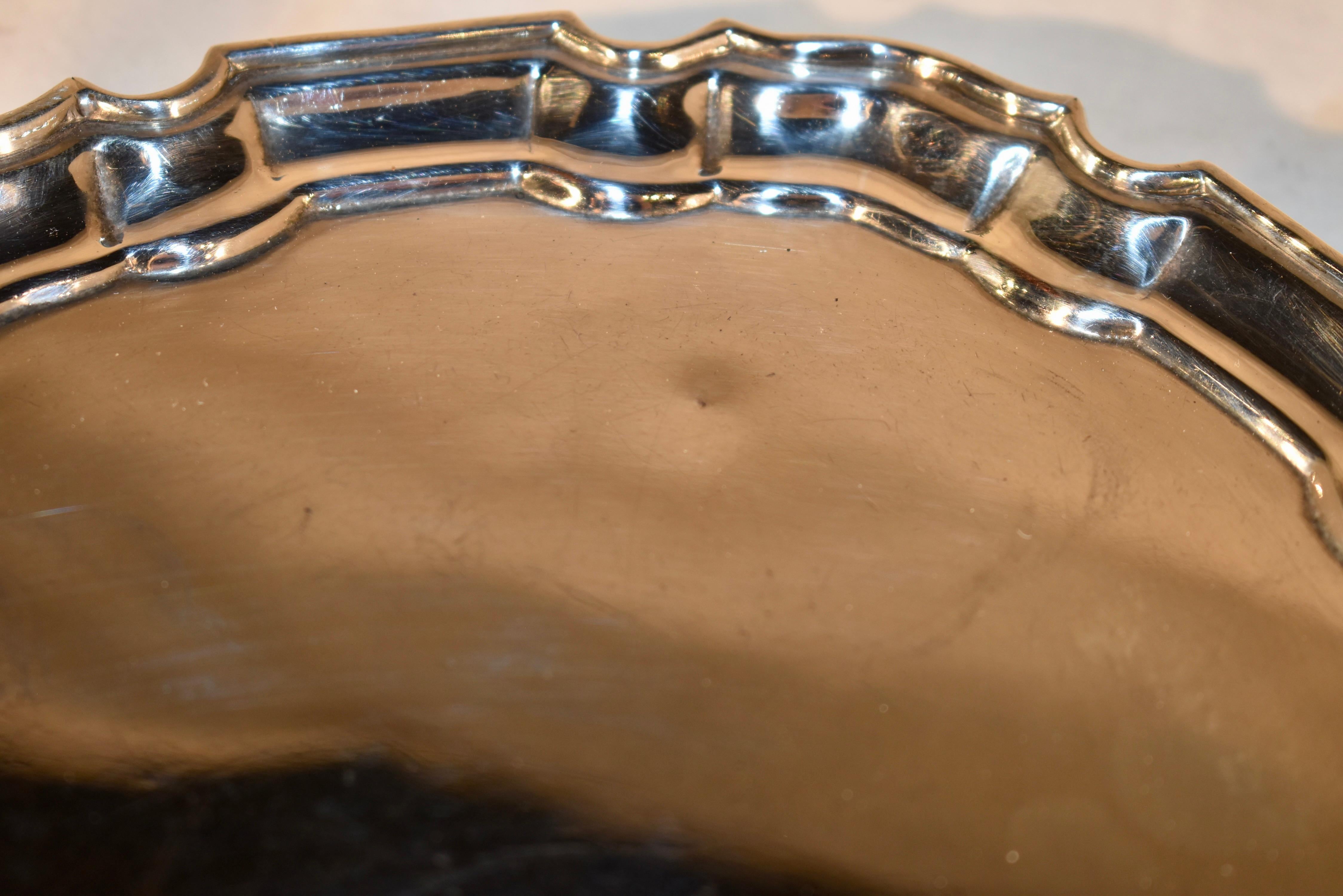 Israel Freeman & Sons Silver Plated Salver, C.1928 1