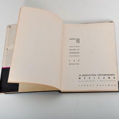 1964 Israel Katzman Book Architecture La Arquitectura Contemporanea Mexicana
