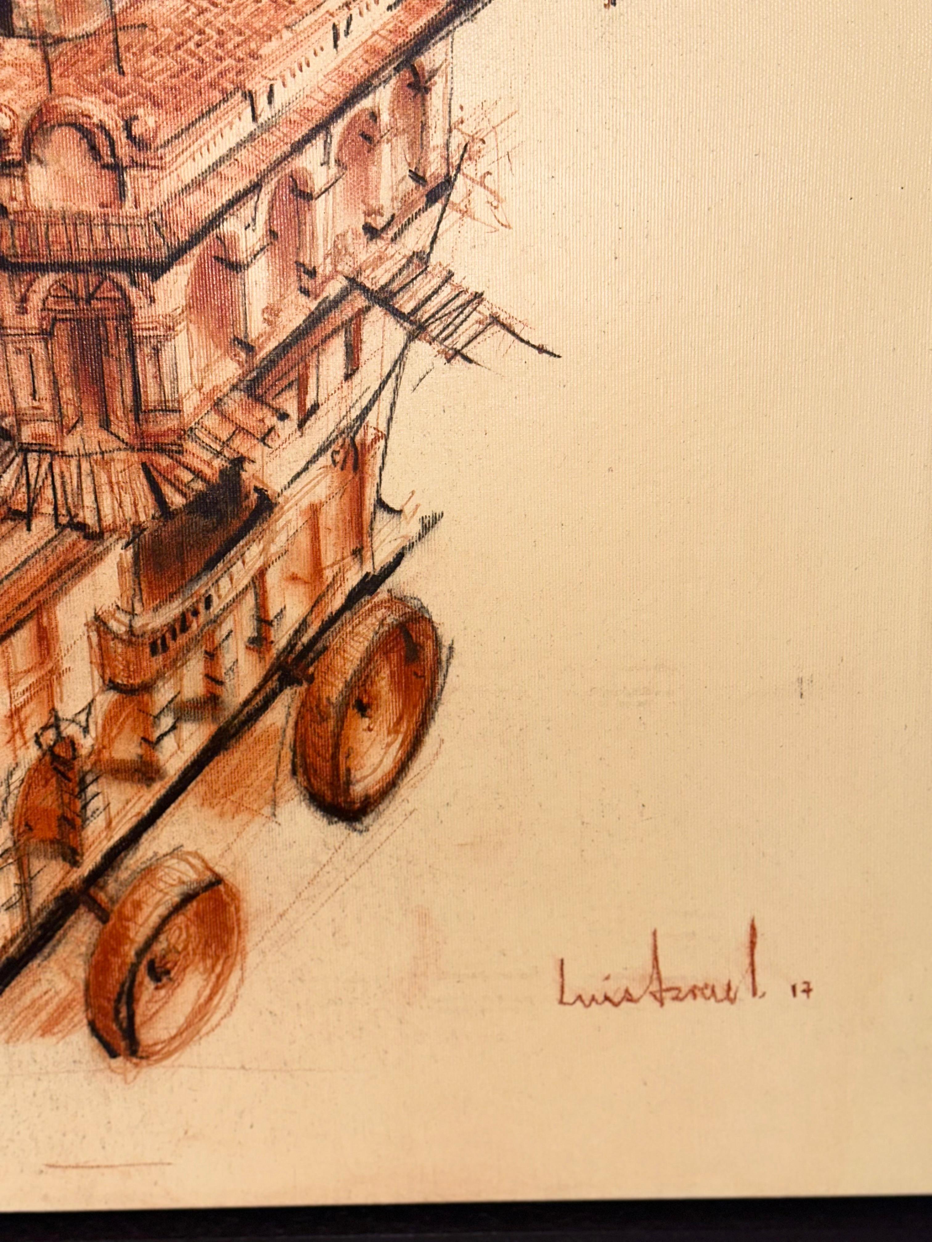 Errante Serie - Conceptuel Painting par Israel Luis González Sosa