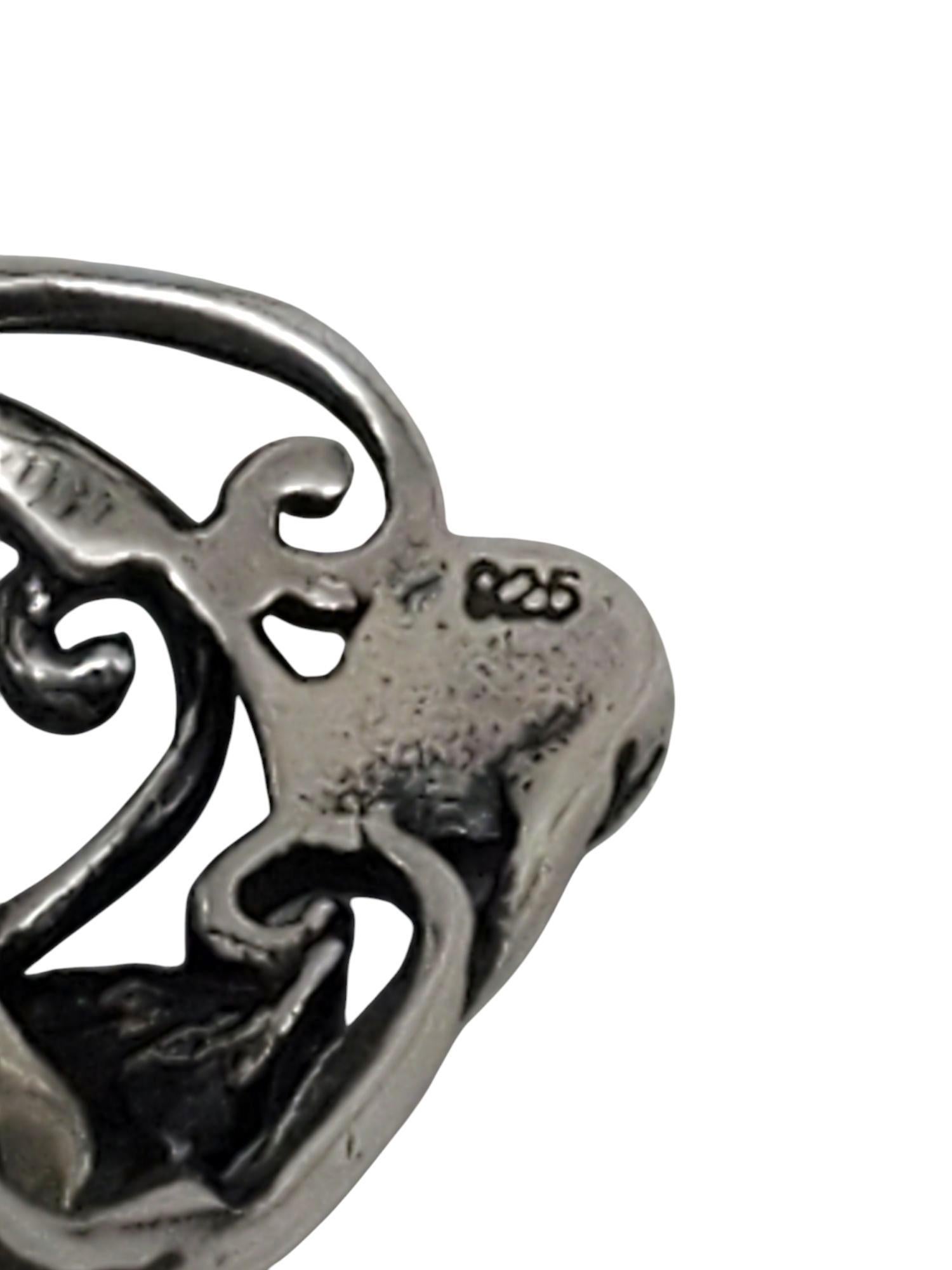 Anello Israel in argento sterling con opale blu misura 8 #21286 in vendita 1
