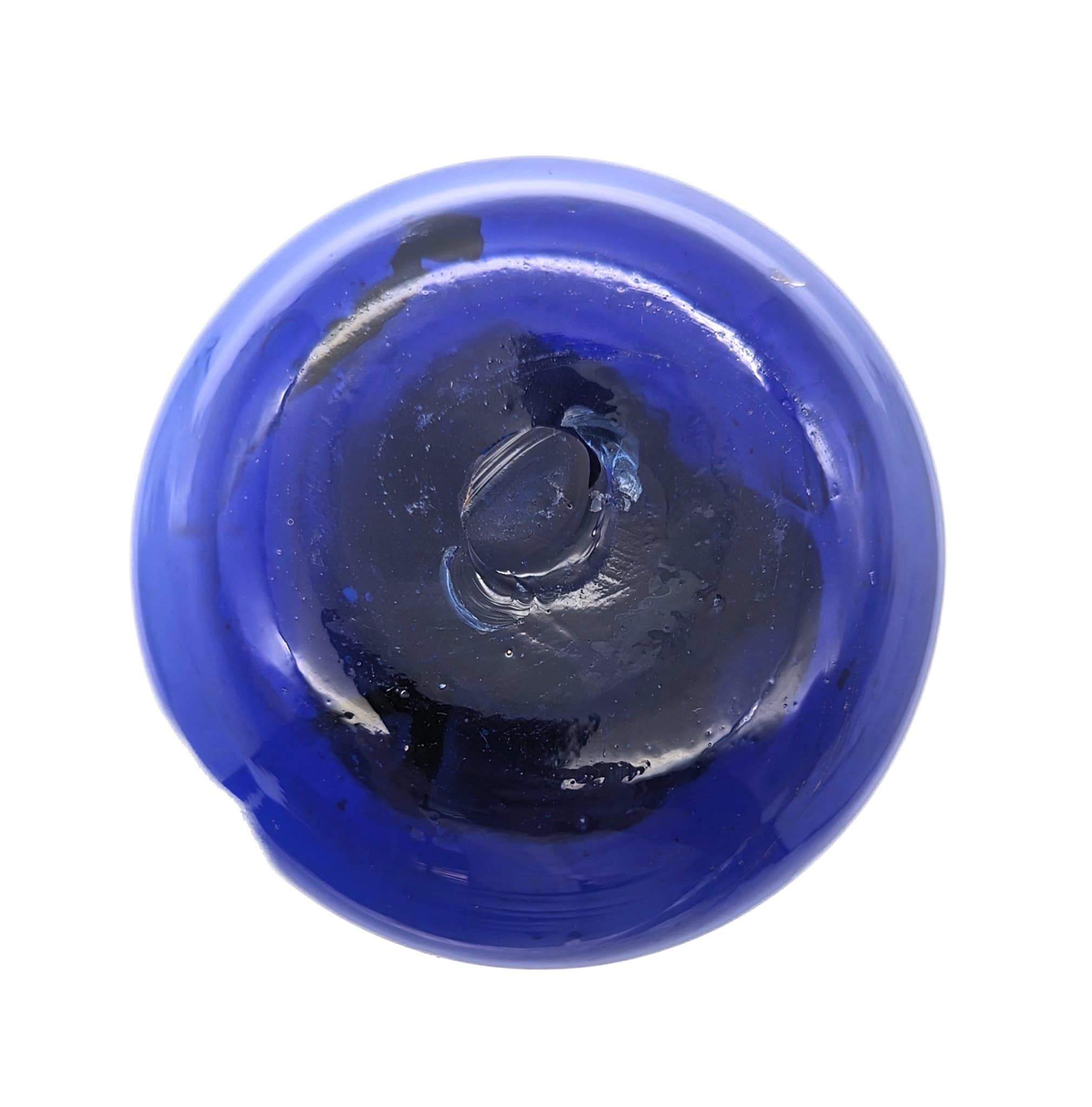 Argento 925 Caraffa in vetro soffiato israeliano e argento massiccio in vendita