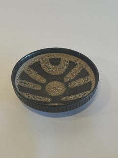 Israeli Mid-Century Lapid Lava Glazed Ceramic Bowl