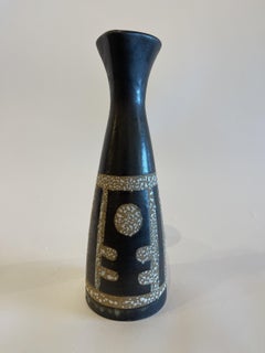 Israeli Mid-Century Lapid Lava Glazed Ceramic Pitcher