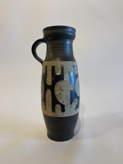 Israeli Mid-Century Lapid Lava Glazed Ceramic Pitcher