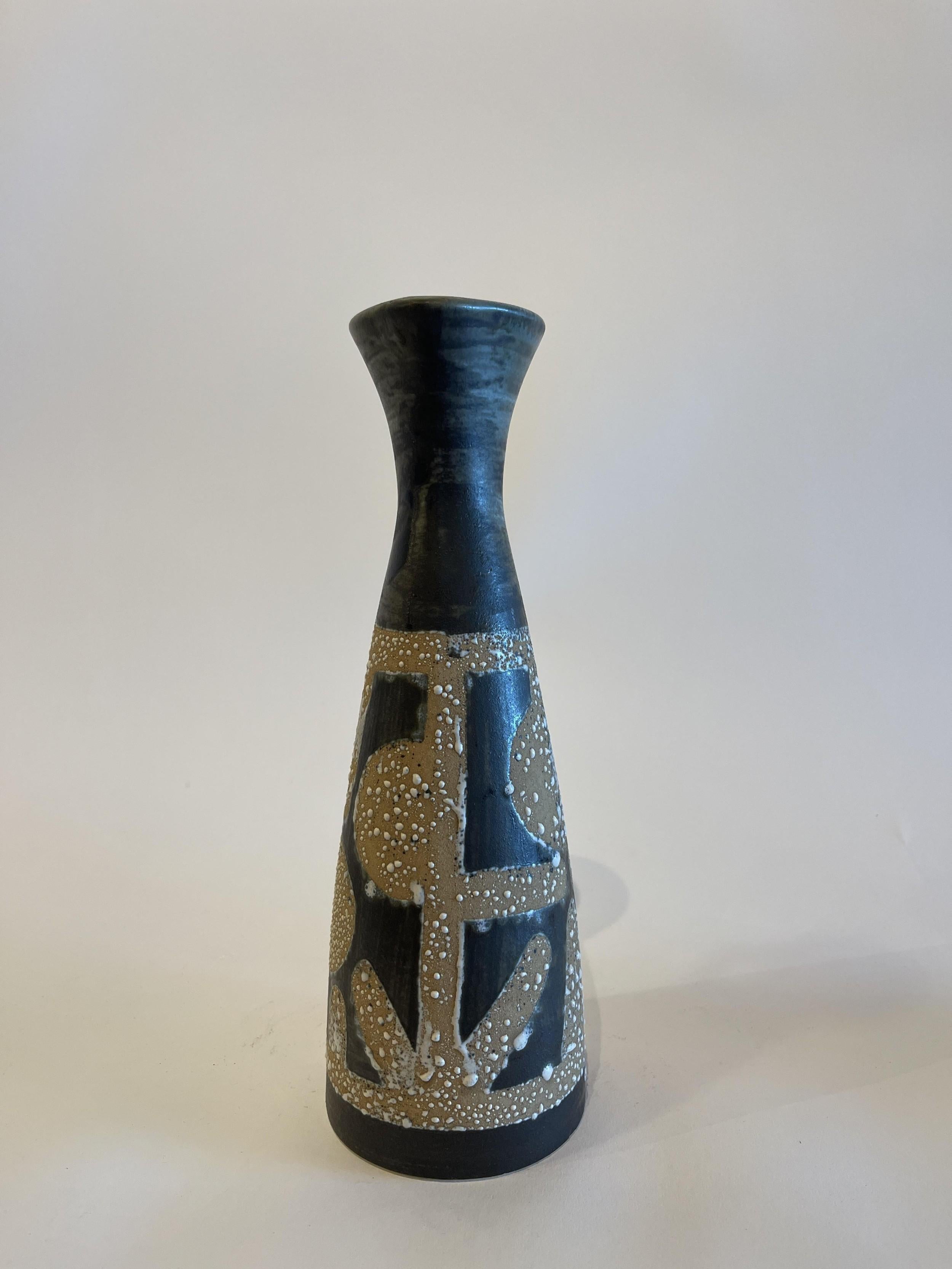 Mid-Century Modern Pichet israélien du milieu du siècle en céramique émaillée Lapid Lava en vente
