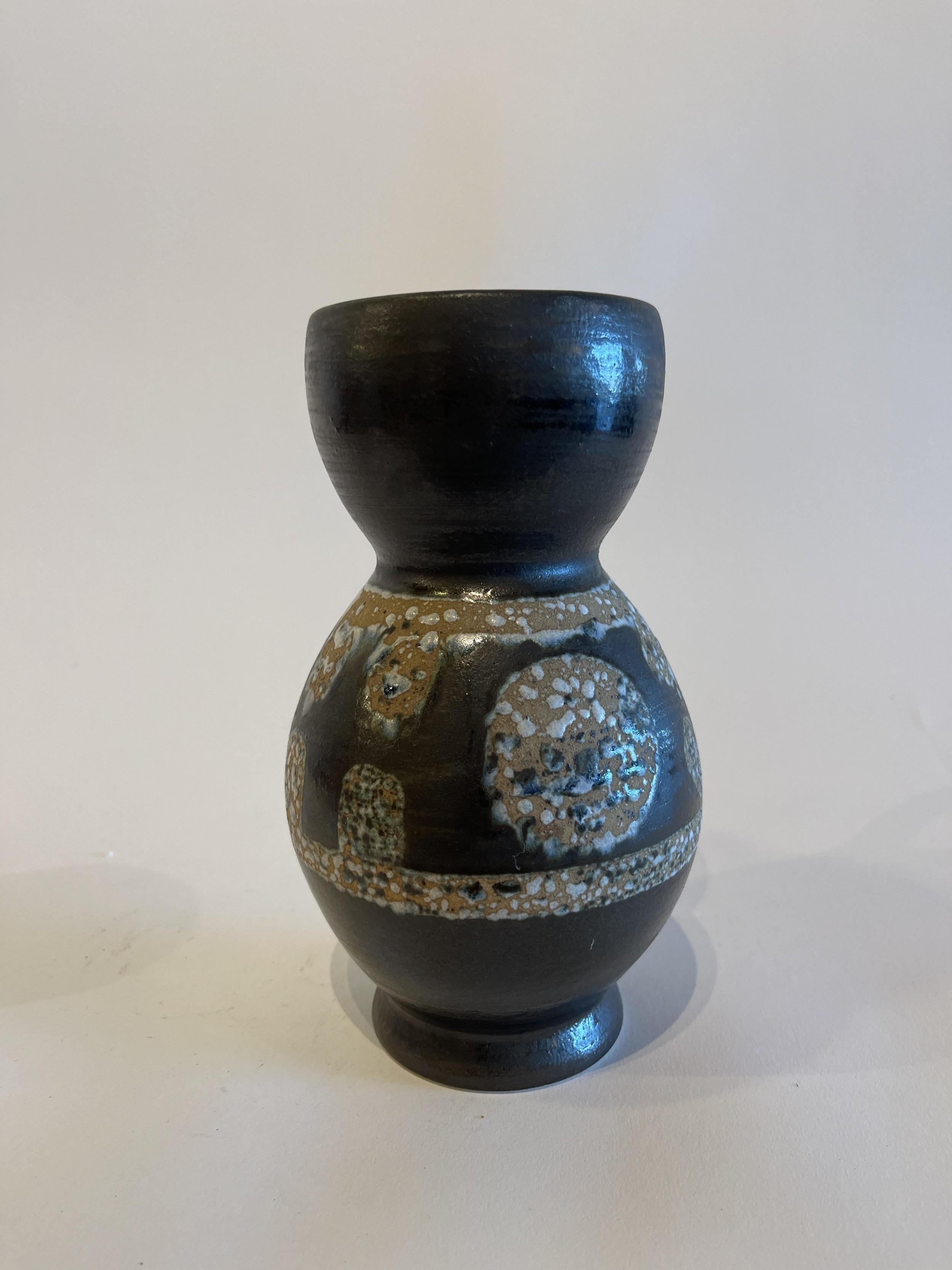 Mid-Century Modern Pichet israélien du milieu du siècle en céramique émaillée Lapid Lava en vente