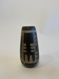 Israeli Mid-Century Lapid Lava Glazed Ceramic Vase