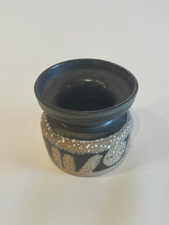 Israeli Mid-Century Lapid Lava Glazed Ceramic Vase