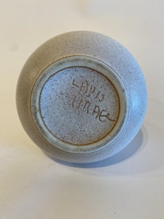 Israeli Mid-Century Lapid Sgraffito Glazed Ceramic Vase