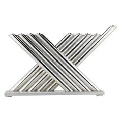 Modern Israeli Silver Hanukkah Lamp Menorah by Yaacov Greenvurcel