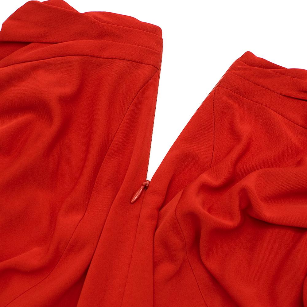 deep v neck gown