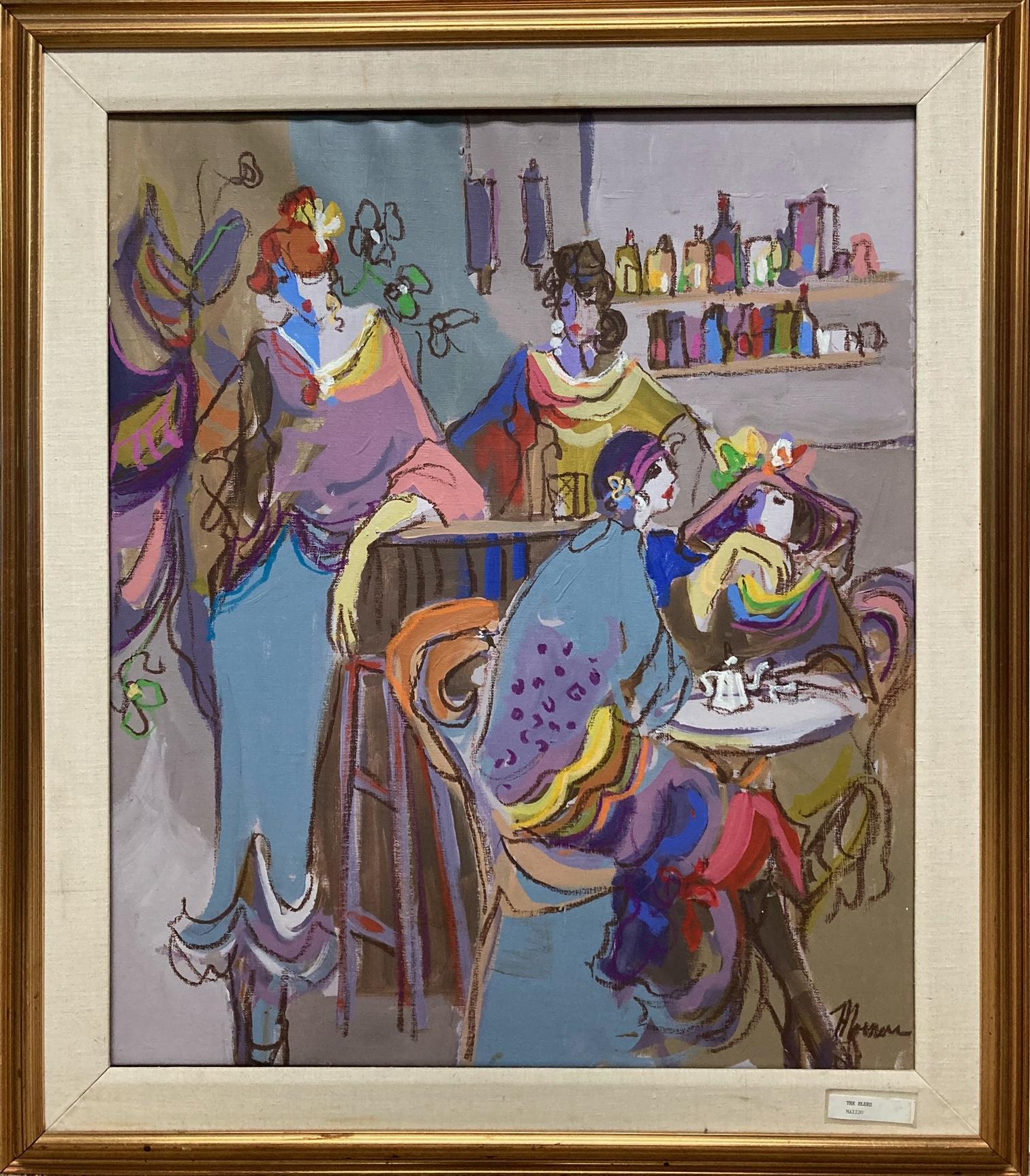 The Blues - Painting by Issac Maimon