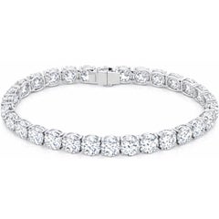 Issac Nussbaum Bracelet tennis en or blanc 13.16 carats