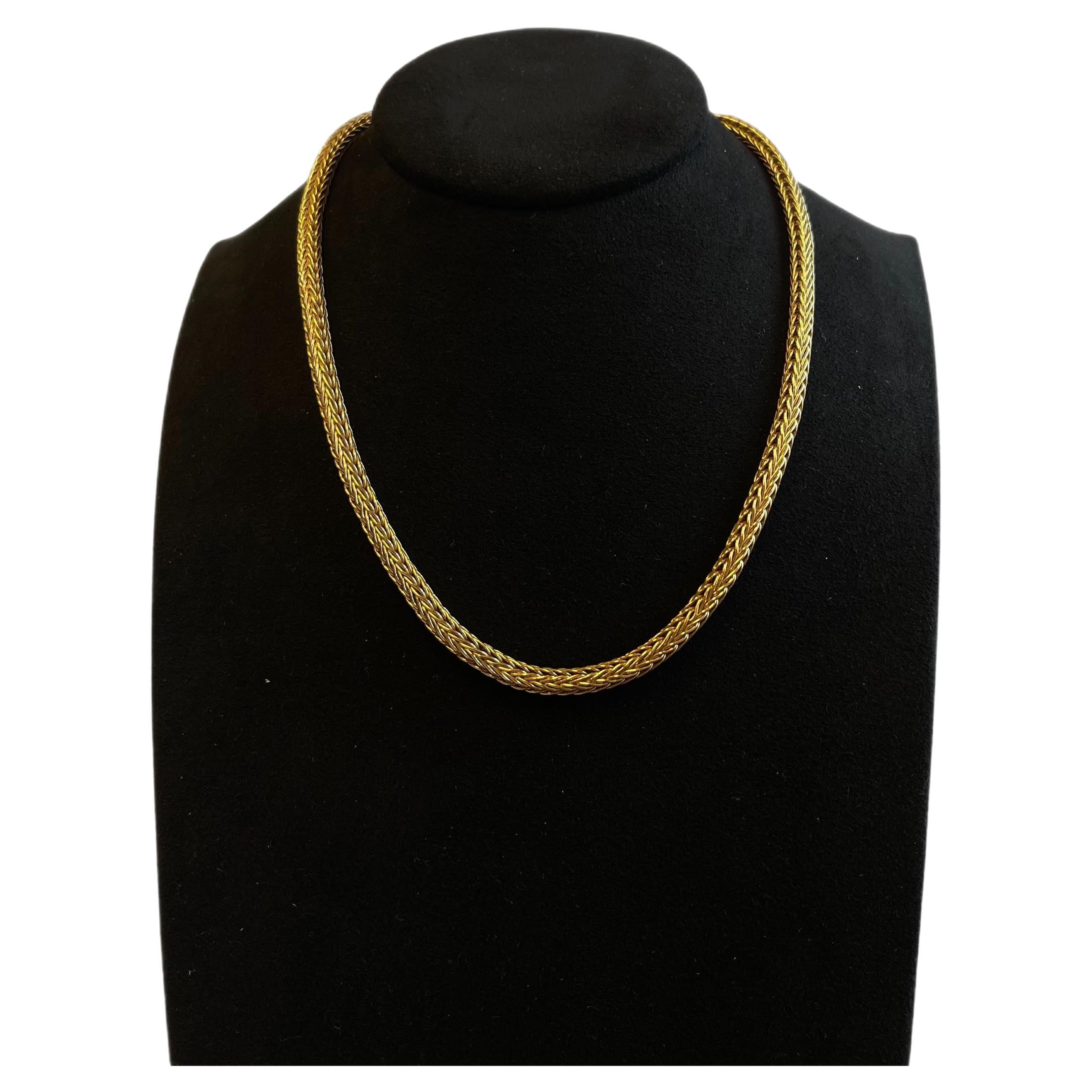 Issac Nussbaum 18k Yellow Gold Necklace and Bracelet For Sale at ...