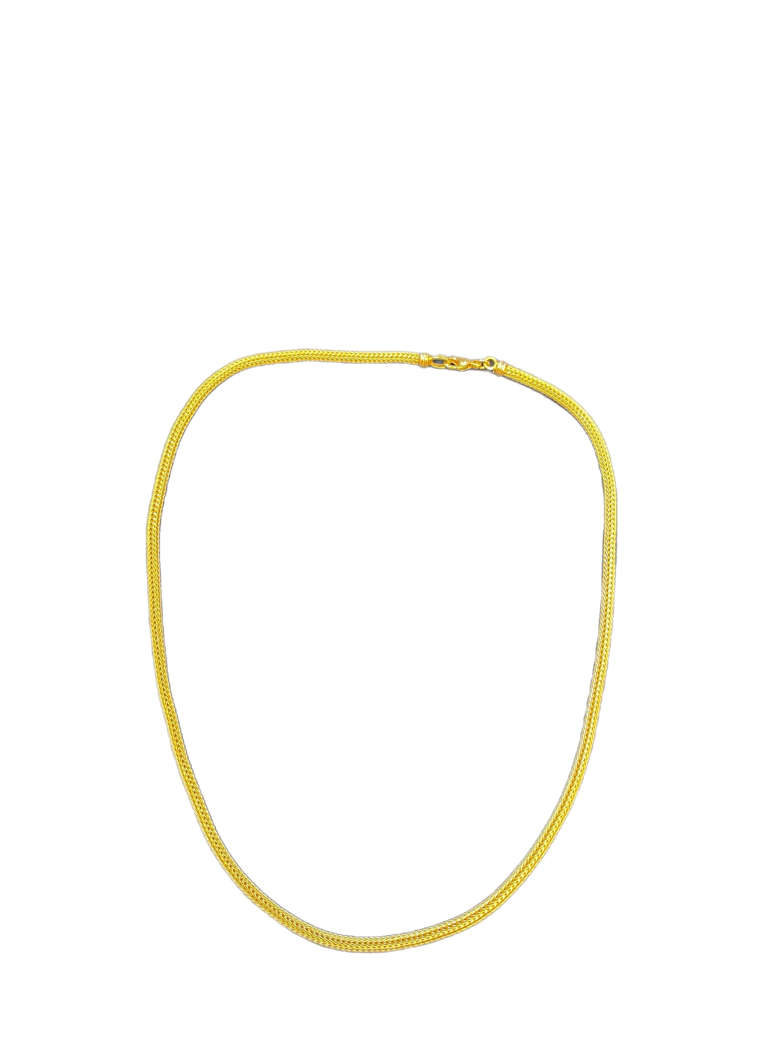 Issac Nussbaum Halskette aus 18 Karat Gelbgold (Moderne) im Angebot