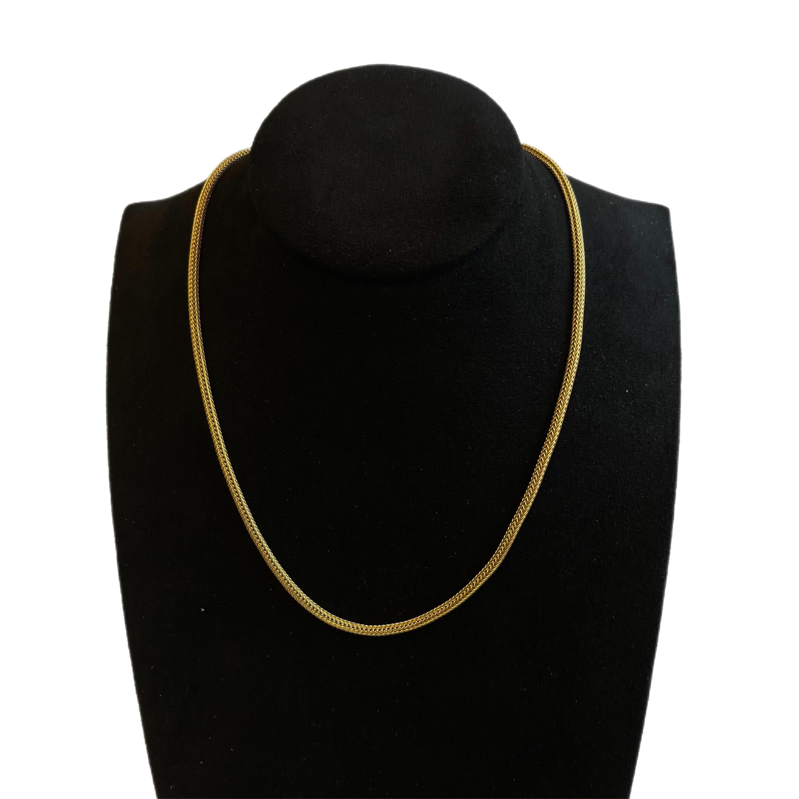 Issac Nussbaum 18k Yellow Gold Neckelace For Sale at 1stDibs