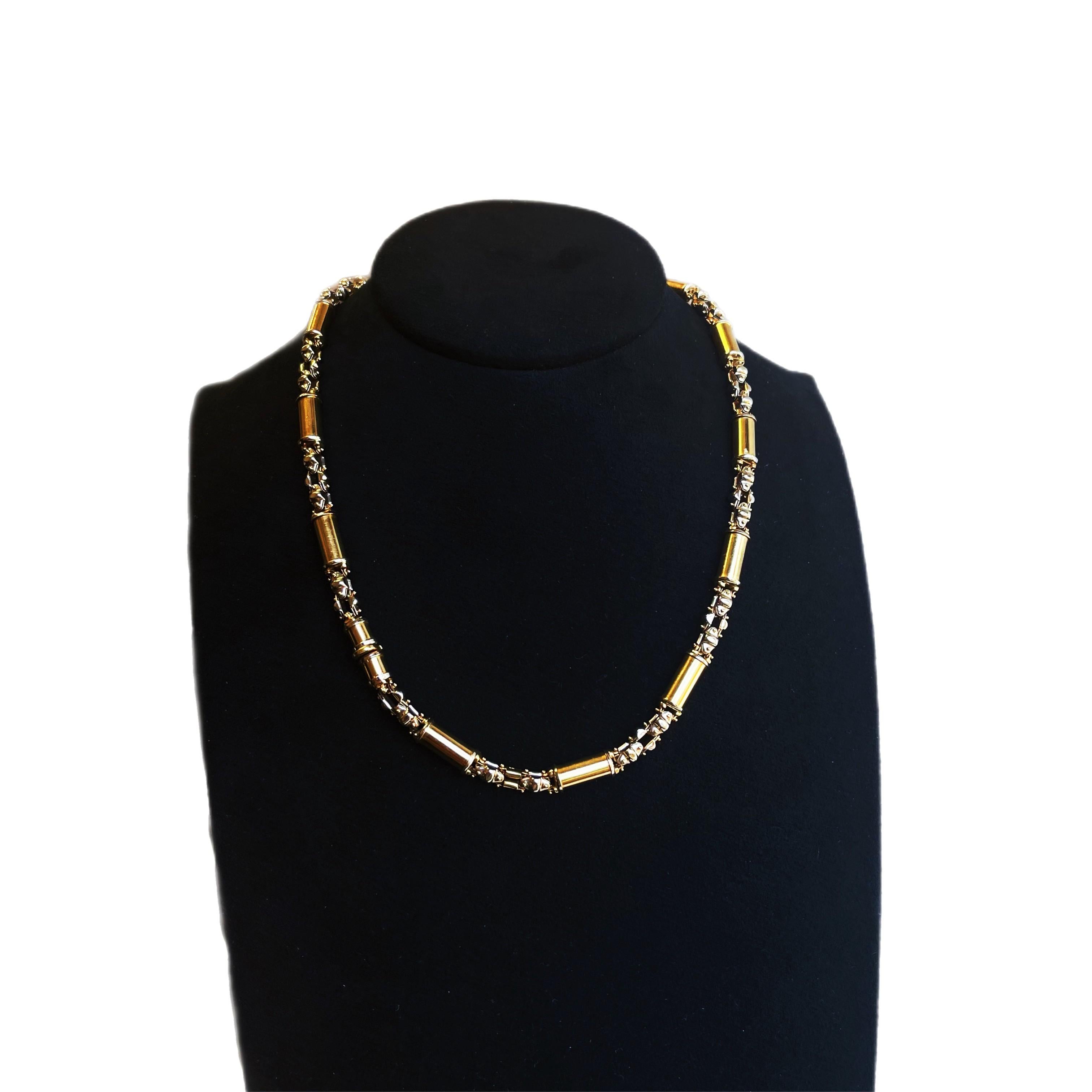 Issac Nussbaum 18k Yellow Gold Necklace and Bracelet In New Condition For Sale In New York, NY