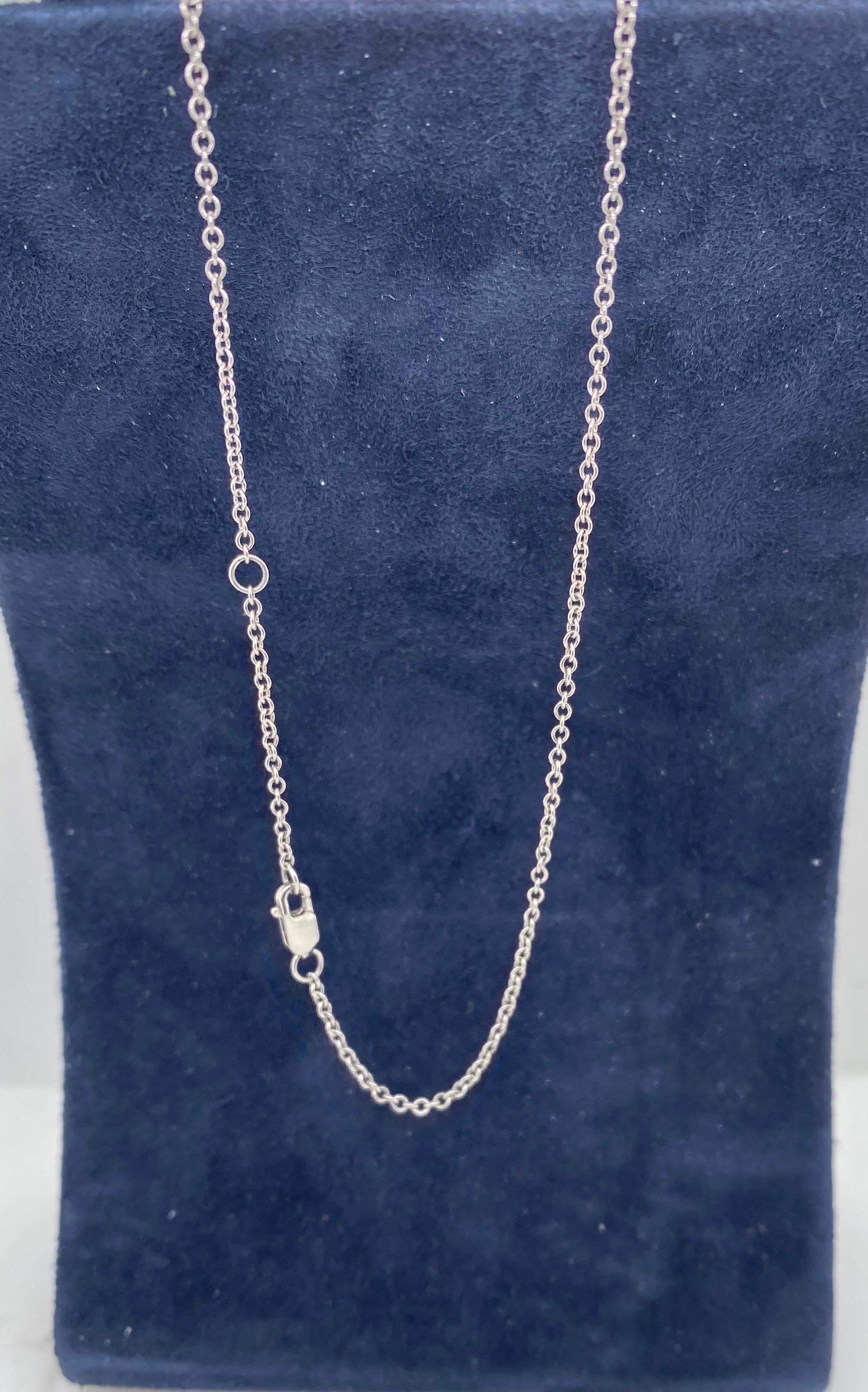 Collar colgante de diamantes en forma de pera de 3,82 quilates certificado por el GIA Issac Nussbaum en Nuevo estado para la venta en New York, NY