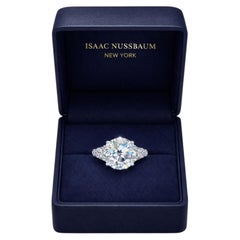 Issac Nussbaum GIA Certified 6.01 Carat Round Diamond Engagement Ring