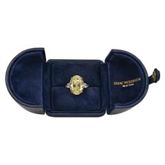 Issac Nussbaum New York Anello con diamante giallo intenso da 12 carati