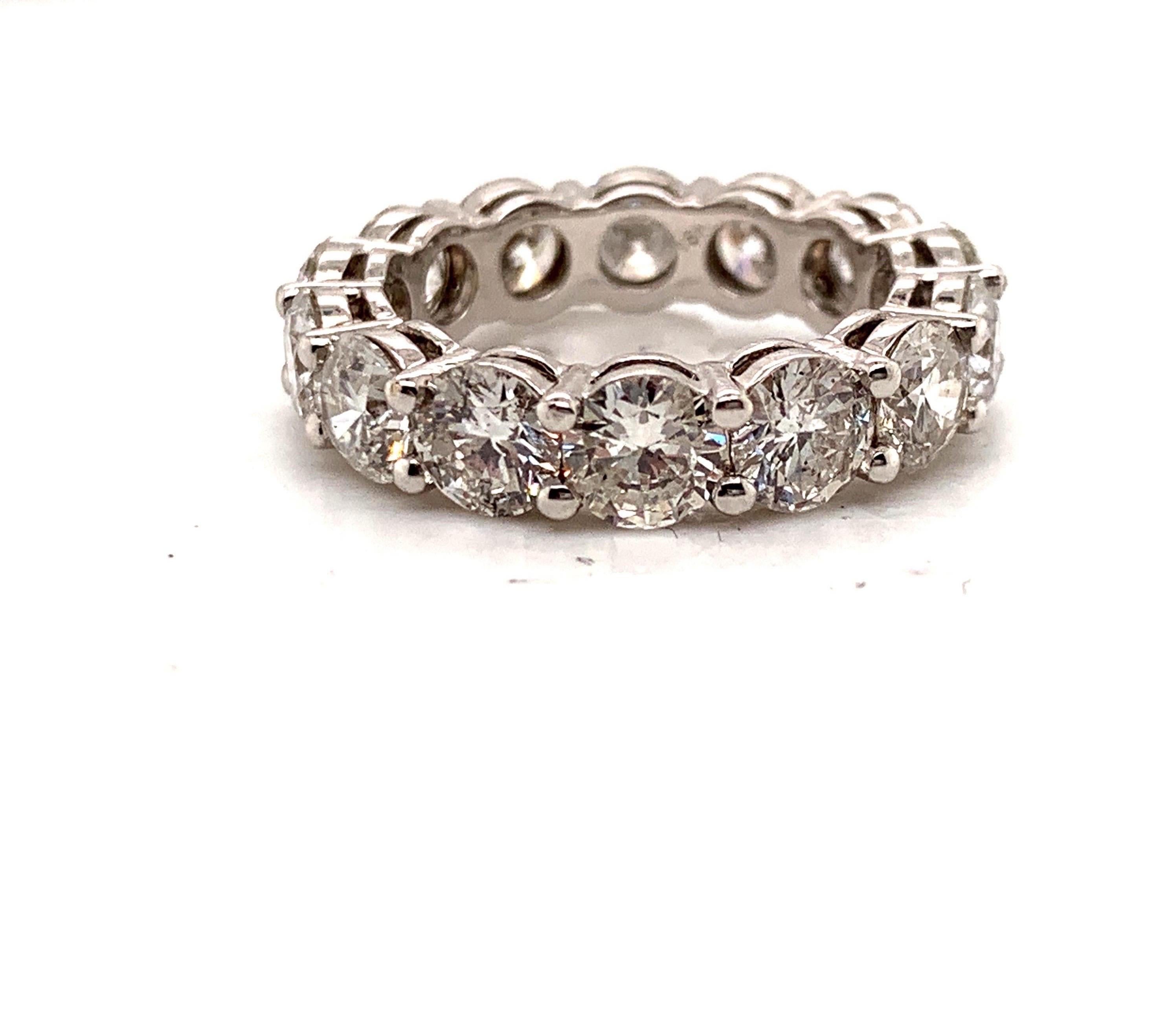 Bracelet d'éternité en diamants taille brillant rond de 6,70 carats Neuf - En vente à New York, NY