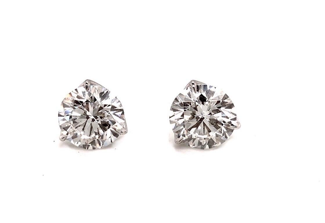 gia certified diamond earrings