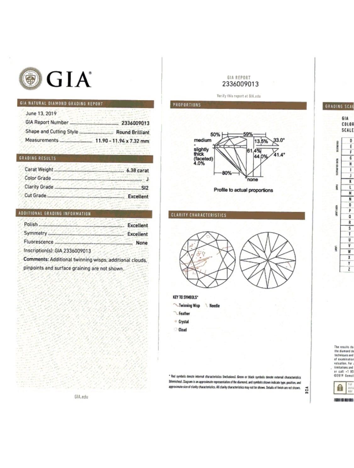 GIA-zertifizierte 12,71 Karat Diamant-Ohrstecker im Angebot 2