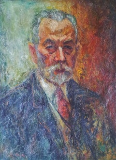 Porträt eines Mannes – Gemälde Russisch Ukrainisch