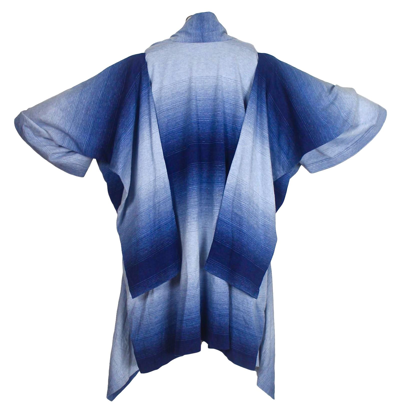 Vintage 1980s Issey Miyake Jacket
Kimono Split Long and Short Sleeve
Labelled size M