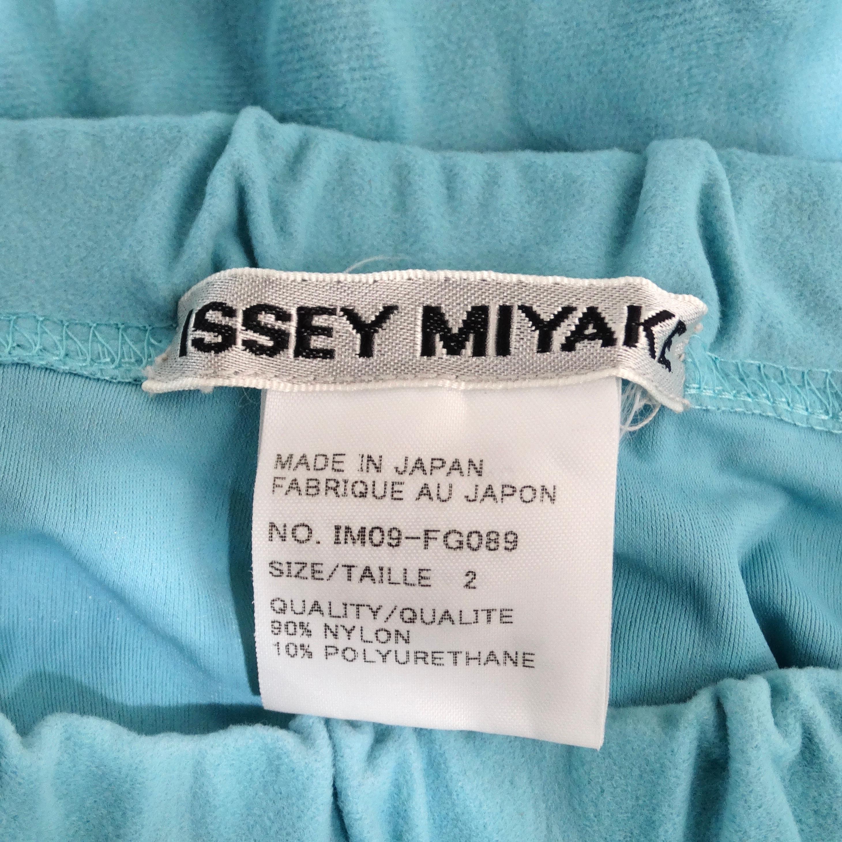 Issey Miyake 1990s Blue Bubble Skirt For Sale 4