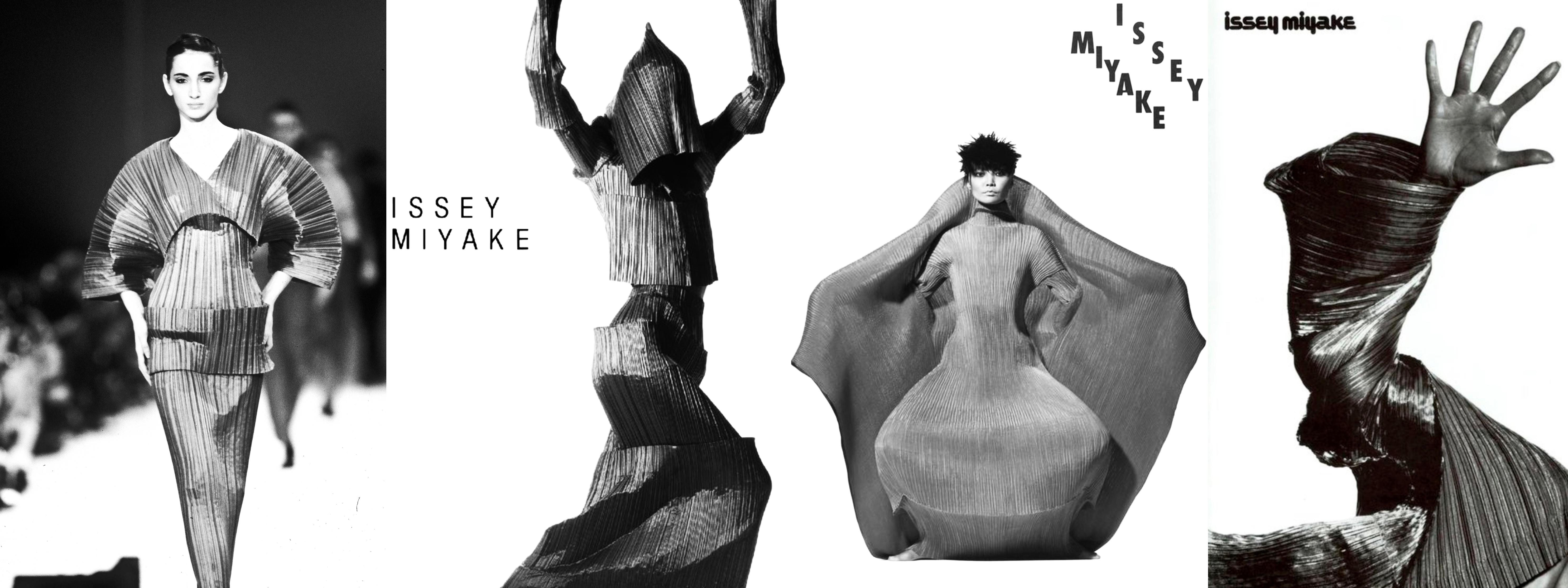 Plissee-Skulpturen-Ensemble-Top von Issey Miyake, 1990er Jahre, schillernder Teal im Angebot 1