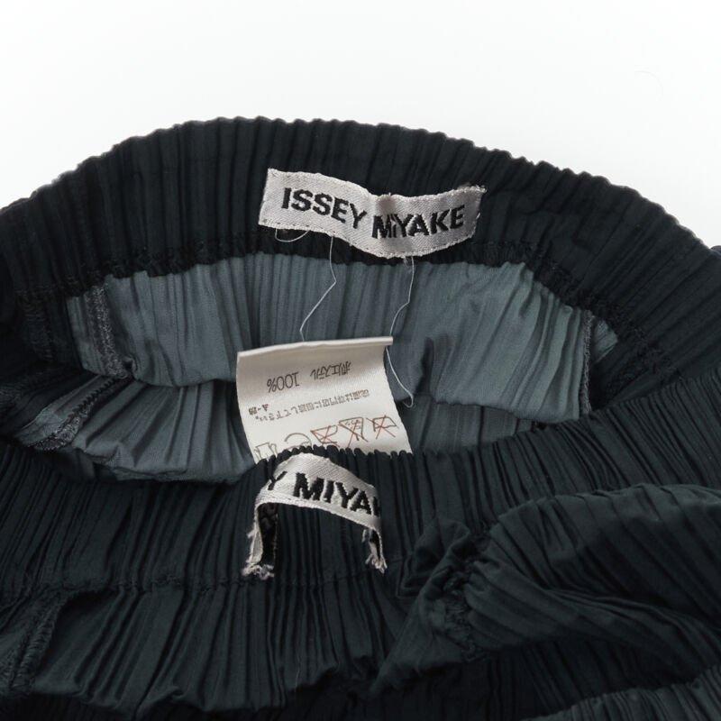 ISSEY MIYAKE 1991 navy grey colorblocked rounded sleeve top petal skirt M 7