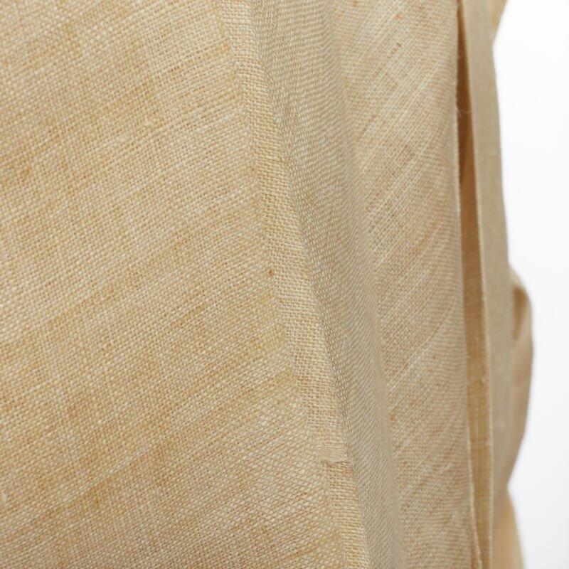 ISSEY MIYAKE 1991 Vintage Runway Dinosaur architectural pleated linen jacket XL For Sale 5