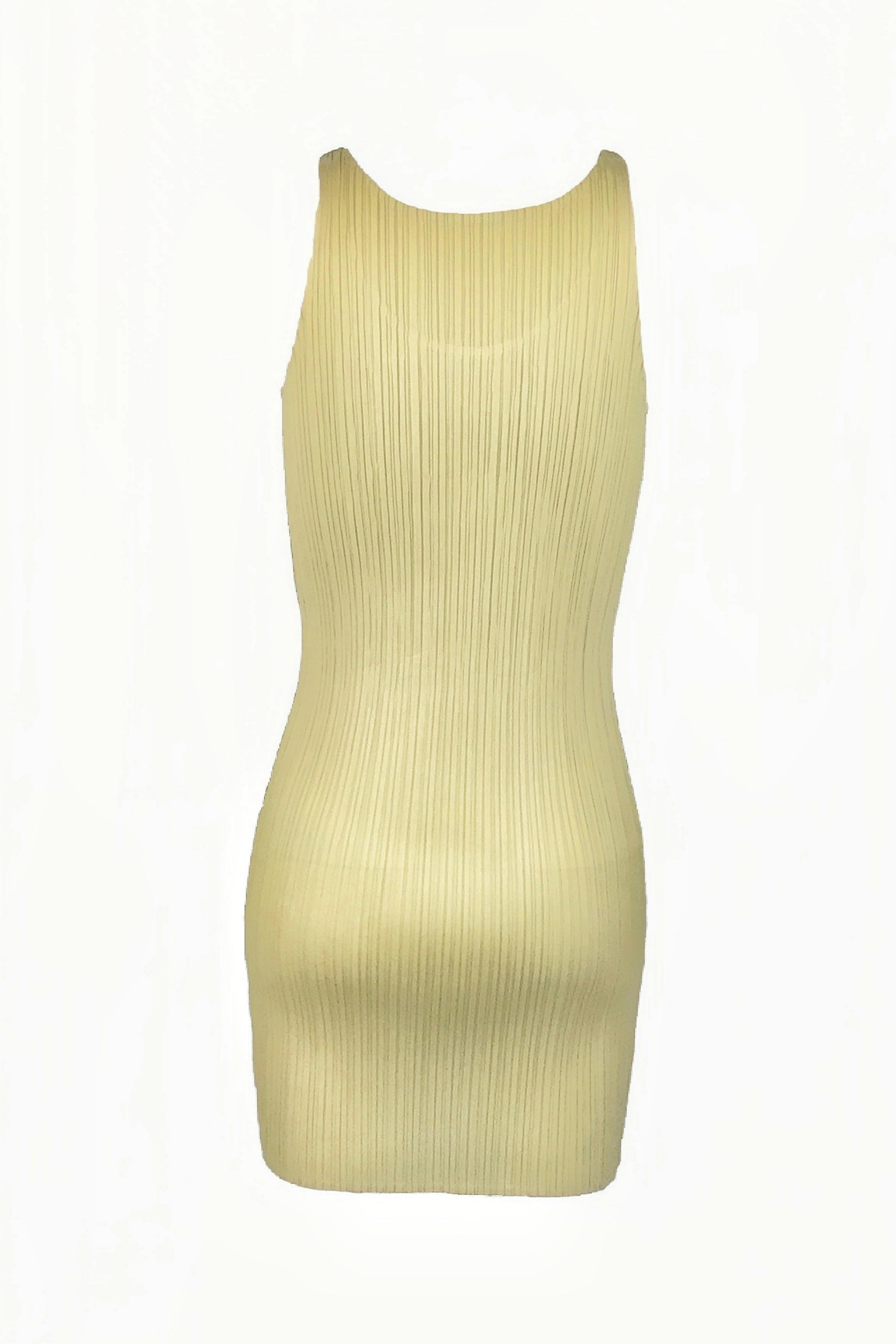 ISSEY MIYAKE 1997 Serie Guest Artist nº 2 Vestido beige de Nobuyoshi Araki en venta 5