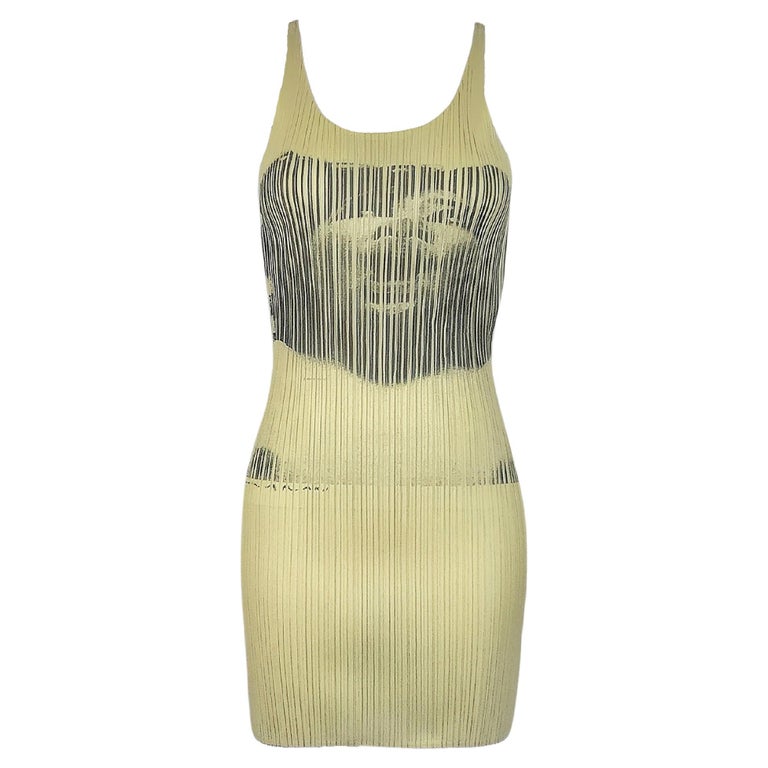 ISSEY MIYAKE 1997 Guest Artist Series No. 2 Nobuyoshi Araki beige Dress For  Sale at 1stDibs