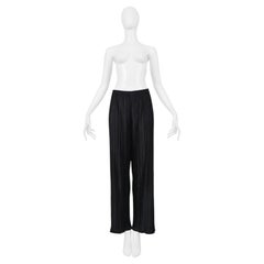Issey Miyake 1998-99 Pleats Di Miyake Black Pleated Straight Pants