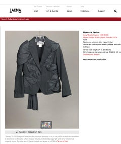 Issey Miyake S/S 2003 Runway Cream Cotton Canvas Jacket Museum Piece