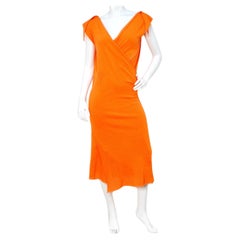 Issey Miyake 2005 A-POC - Robe sans manches deux pièces orange
