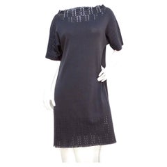 Issey Miyake A-POC - Vestito con maglietta in maglia grigia