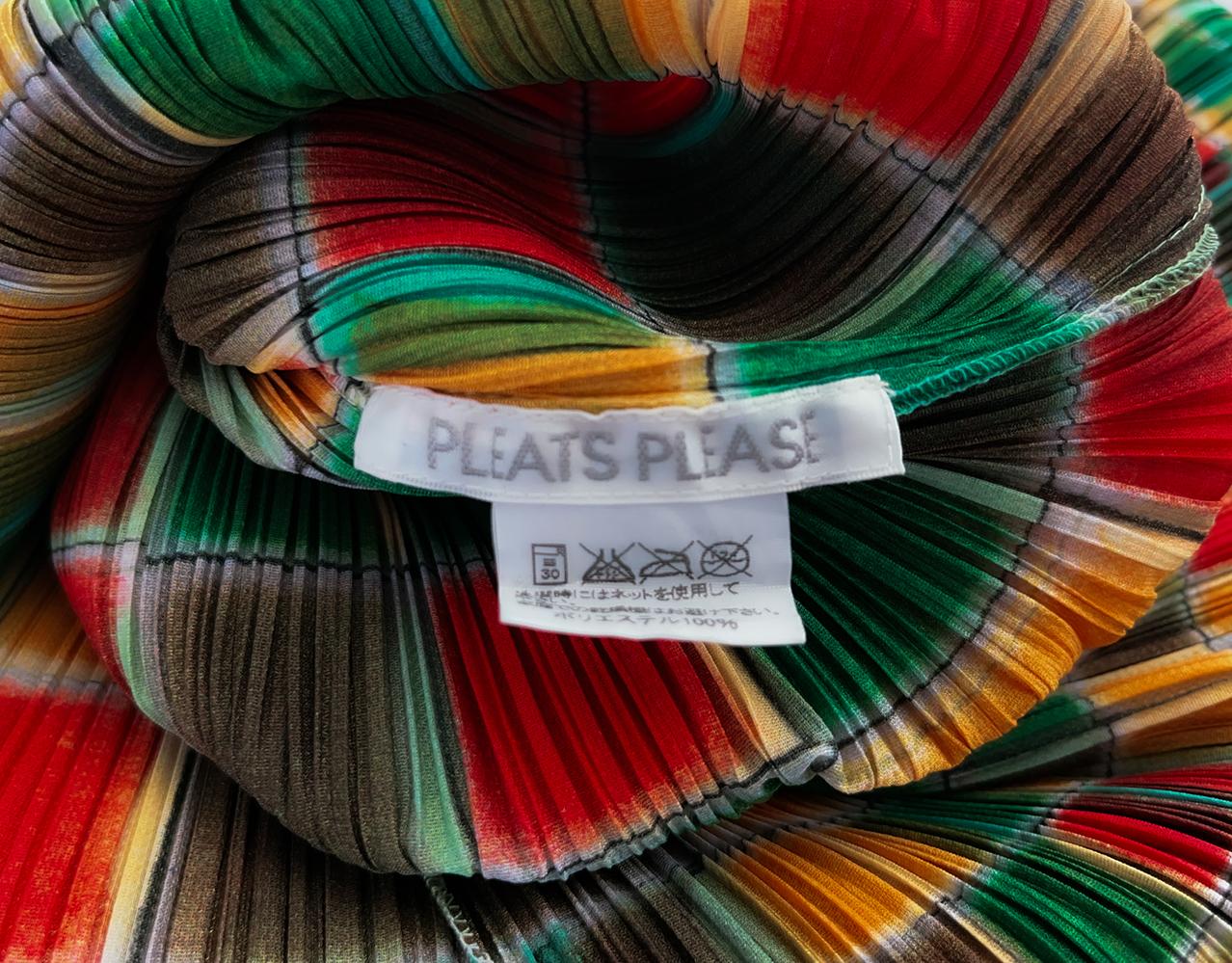 ISSEY MIYAKE Archival Pleats Please Dress Dramatic Sculptural Gown 1