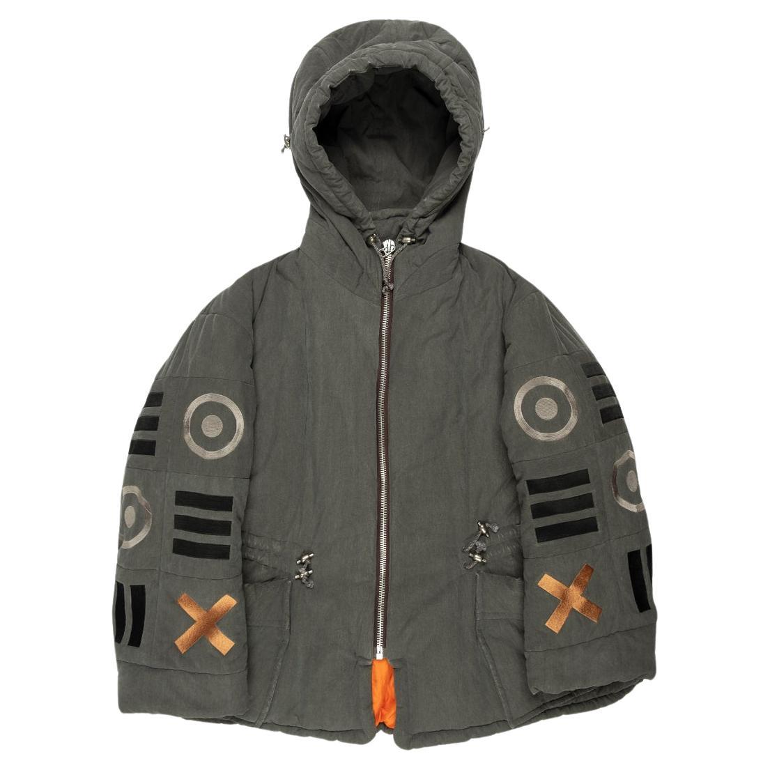 Issey Miyake AW1991 Hieroglyphs Parka For Sale