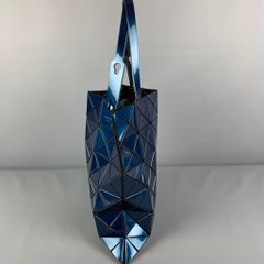 ISSEY MIYAKE BAO BAO Blue Geometric Acetate Tote Bag