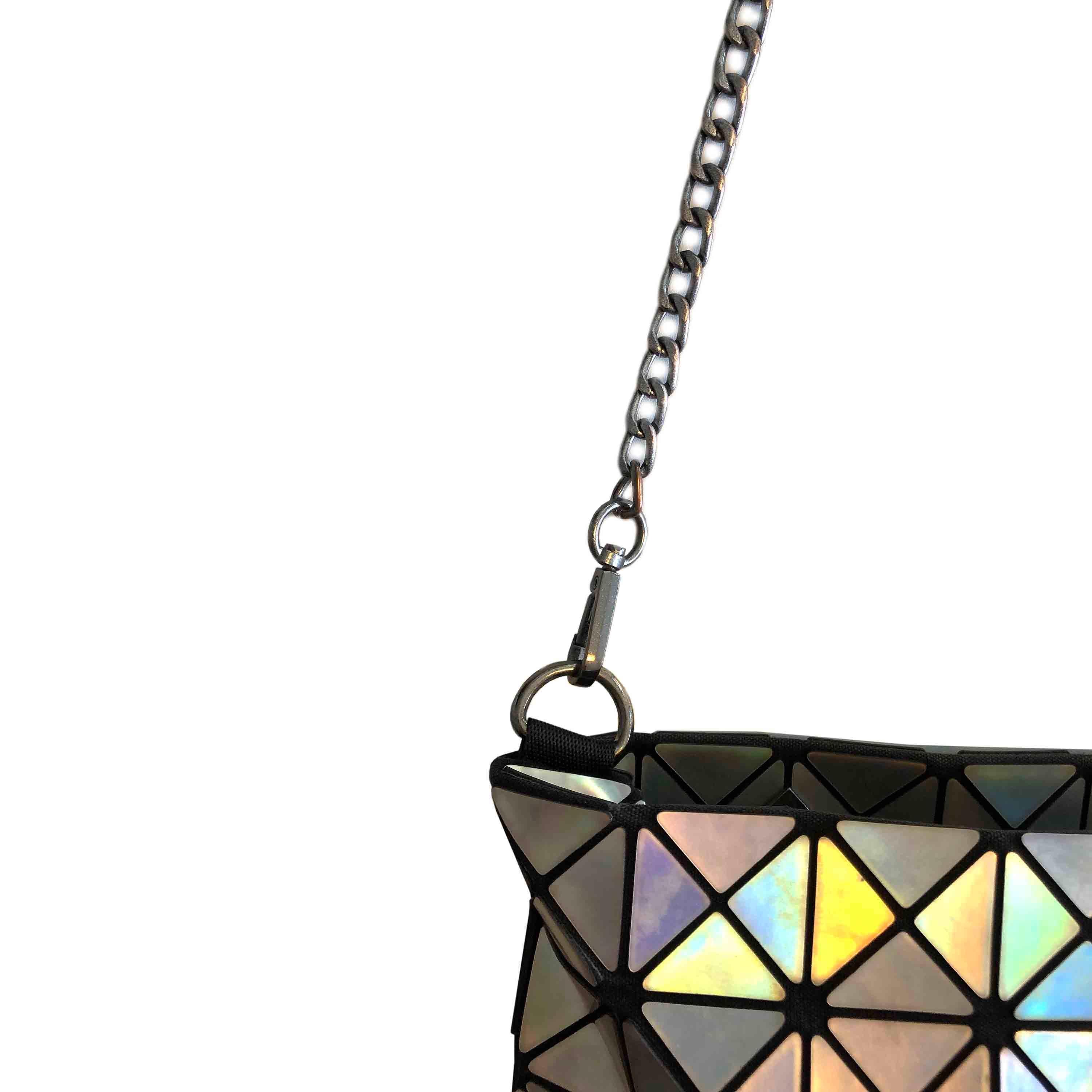 Women's ISSEY MIYAKE Bao Bao - Iridescent Prism Shoulder Bag - Chain Strap