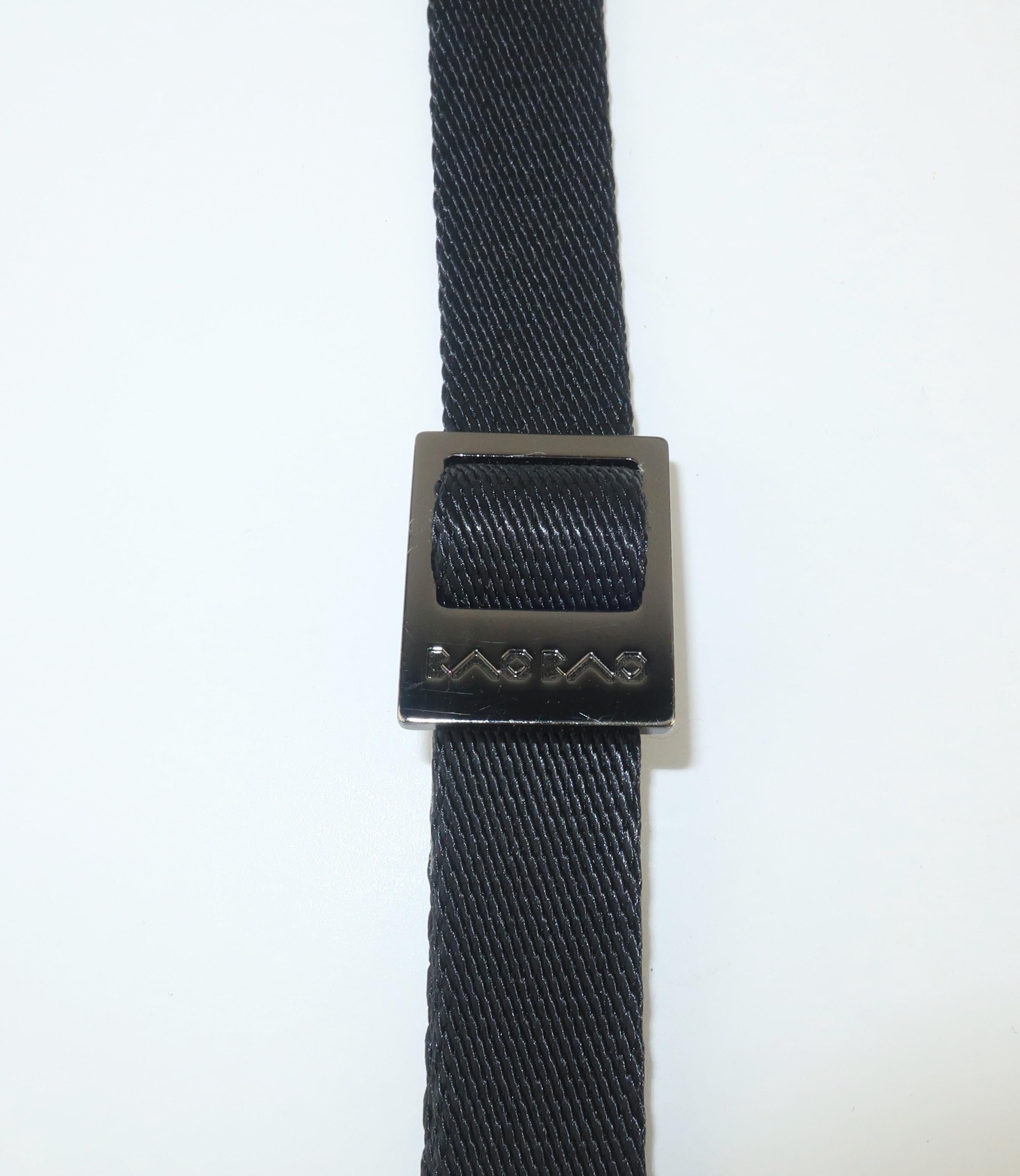 silver triangle bag