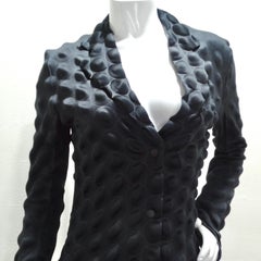 Issey Miyake Black Bubble Coat