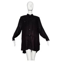Vintage Issey Miyake Black Dress Tunic