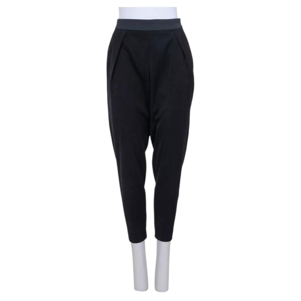 Issey Miyake Black Fitted Trousers - US 2 XS